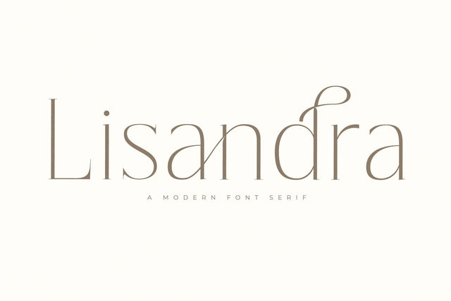 Lisandra - Modern Font Serif Font Storytype Studio 