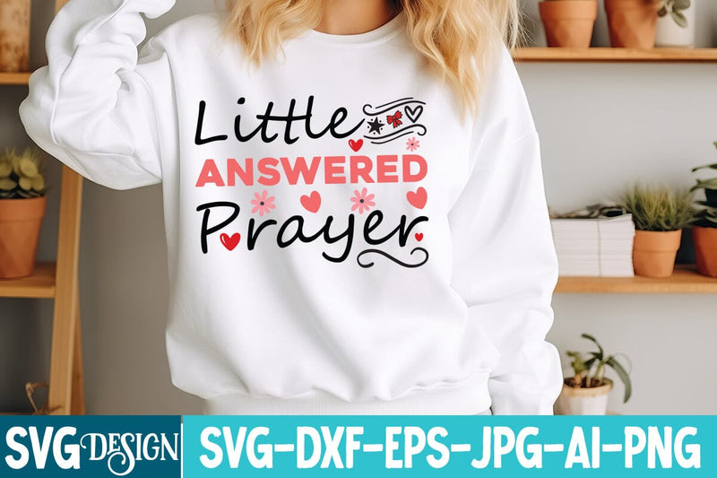 Little Answered Prayer SVG Design SVG BlackCatsMedia 