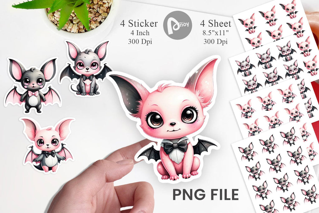 Little Bat Sticker - So Fontsy