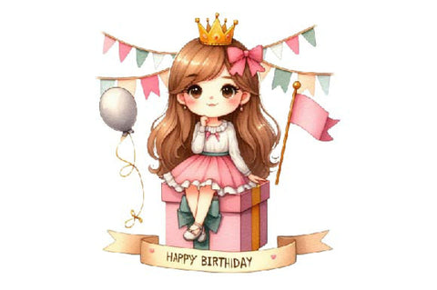 Little Boy and Girl Birthday Sublimation SVGista 