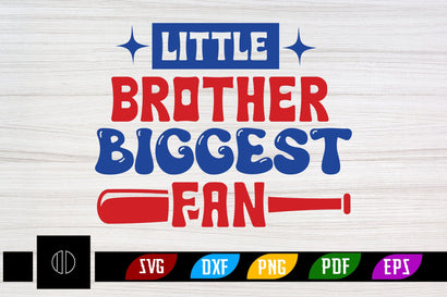 Little Brother Biggest Fan Svg Design SVG Nbd161 
