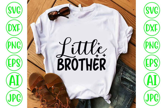 Little Brother SVG Design SVG Syaman 