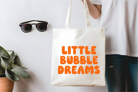 Little Bubble - Cute Bubble Font Font Masyafi Studio 