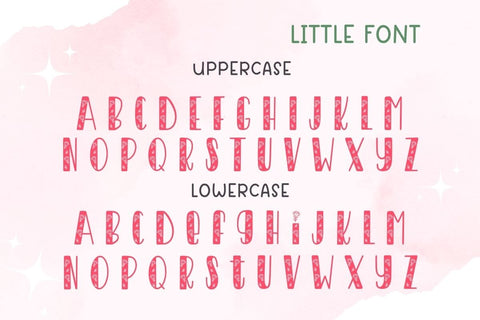 Little - Cute Decorative Font Font AnningArts Design 