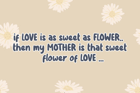 Little Daisy Font Font Dm Letter Studio 