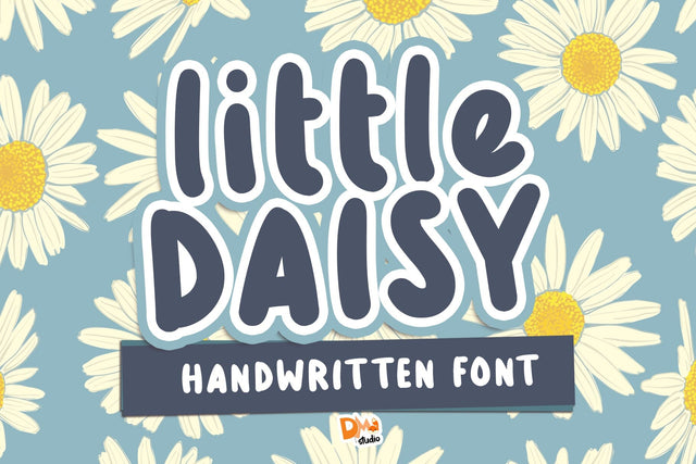 Little Daisy Font Font Dm Letter Studio 