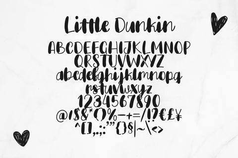 Little Dunkin Font gatype 