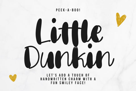 Little Dunkin Font gatype 