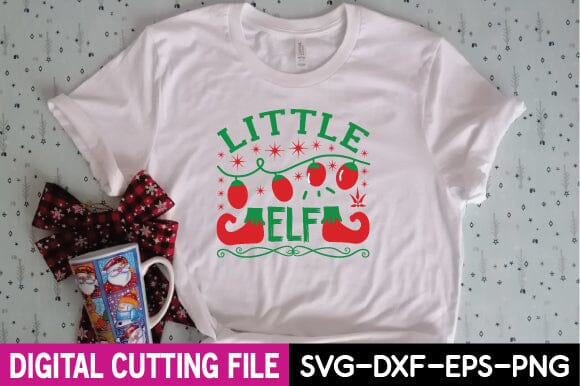 Little elf,Coffee Mug Svg,Svg Files for Cricut,Boho Svg,Cute Tumbler Svg,Winter Svg,Christmas Svg,Winter Quote Svg,Winter Png,Holiday Svg,Christmas Png,Sublimation,Little Elf SVG,Canvas & Surfaces,Stencils, Templates & Transfers SVG BB Type Studios 