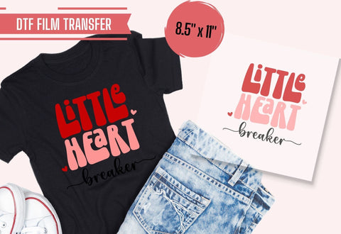 Little Heart Breaker DTF Transfer Physical So Fontsy T-Shirt Iron-On Transfer Shop