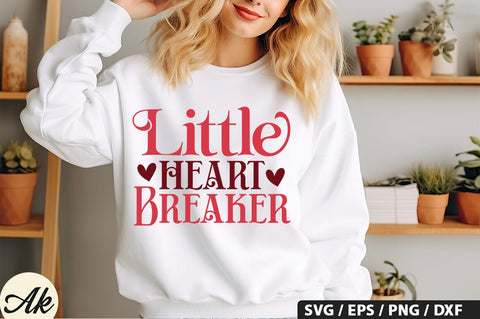 Little heart breaker SVG Design SVG akazaddesign 