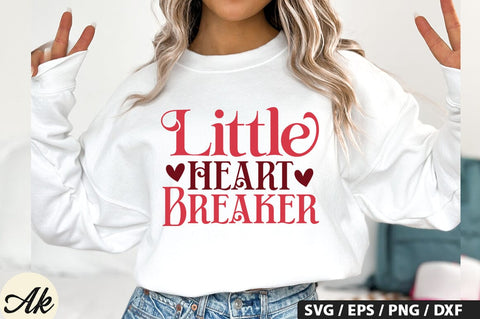 Little heart breaker SVG Design SVG akazaddesign 