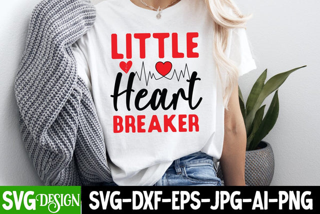 Little Heart Breaker SVG Design Valentine's Day SVG Cut File,Happy Valentine's Day SVG ,Valentine SVG SVG BlackCatsMedia 
