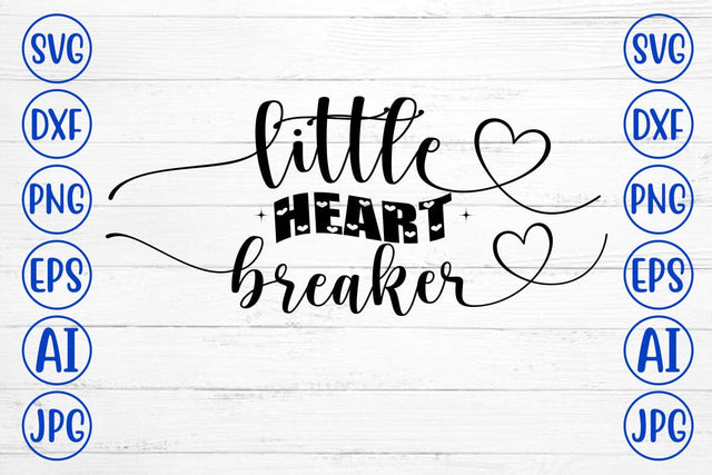 Little Heart Breaker SVG SVG Syaman 