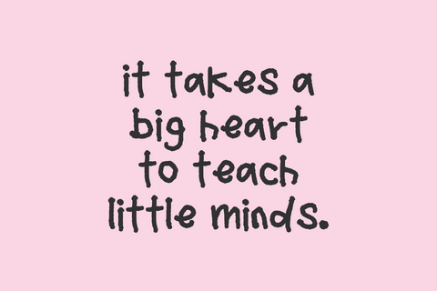 Little Learner Handwritten Font Font Beck McCormick 