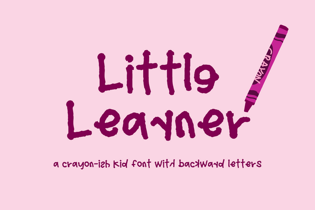 Little Learner Handwritten Font Font Beck McCormick 