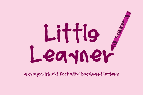 Little Learner Handwritten Font Font Beck McCormick 