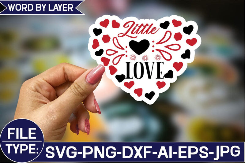 Little Love Sticker SVG Design SVG Studio Innate 