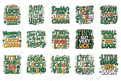 Little Lucky Charm Cute Quotes PNG files SVG Svgcraft 
