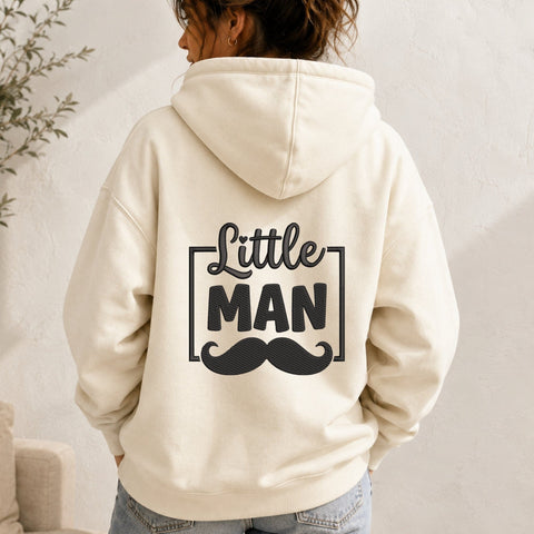 Little Man Embroidery Design – Baby Boy Mustache Machine Embroidery File, Cute Newborn Boy Bodysuit Design Embroidery/Applique DESIGNS PatternFeed8 