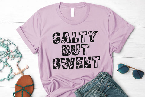 Little Mermaid Font - Mermaid Alphabet SVG OTF TTF SVG TonisArtStudio 