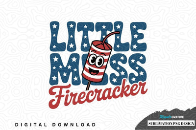Little mess firecracker sublimation png design Sublimation Regulrcrative 