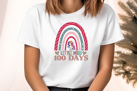 Little miss 100 days PNG Design Sublimation Designangry 