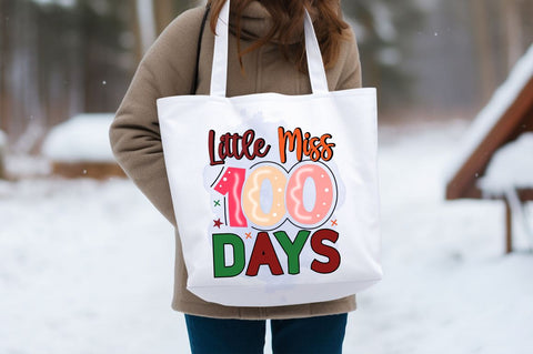 little miss 100 days PNG Design Sublimation Designangry 