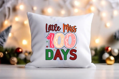 little miss 100 days PNG Design Sublimation Designangry 