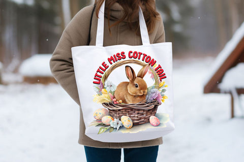 Little miss cotton tail PNG Design Sublimation Designangry 