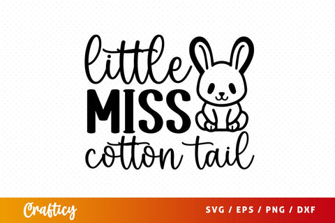 Little miss cotton tail SVG Design SVG Designangry 