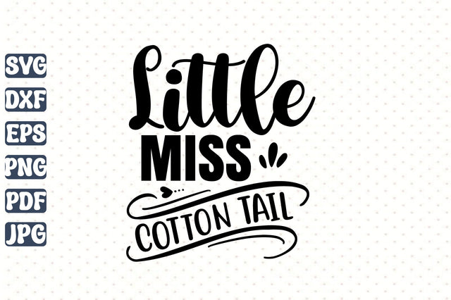 Little Miss Cotton Tail SVG orpitasn 