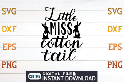 little miss cotton tail svg SVG designer krishna 