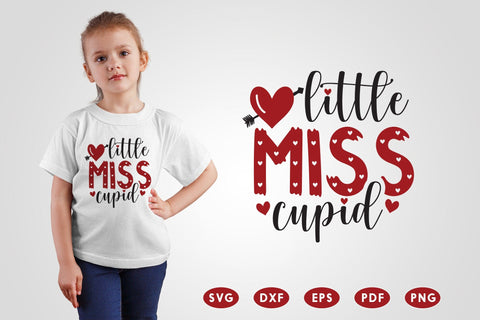Little Miss Cupid, Kids Valentine SVG SVG CraftLabSVG 