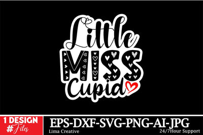 Little Miss Cupid Sticker SVG Cut File SVG Insomnia Std 