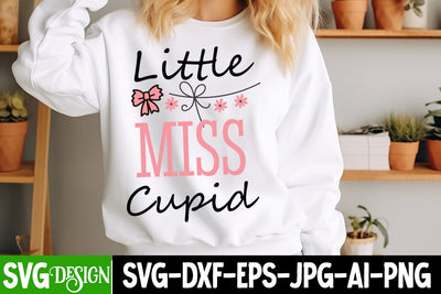 Little Miss Cupid SVG Design,Valentine's Day Svg,Valentines Day SVG Design,Valentine png SVG BlackCatsMedia 