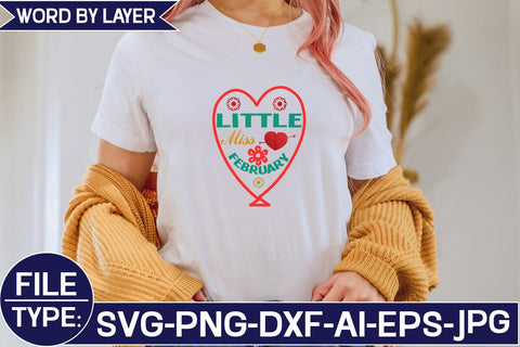 Little Miss February SVG Cut File SVG Studio Innate 