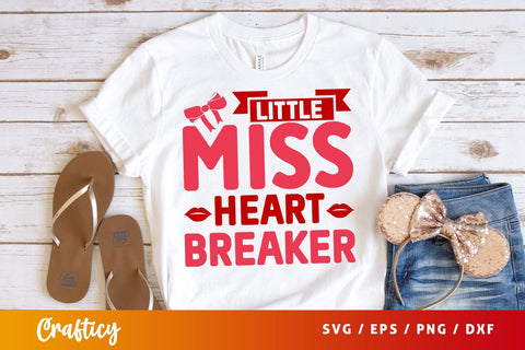 Little Miss Heart Breake SVG Design SVG Designangry 