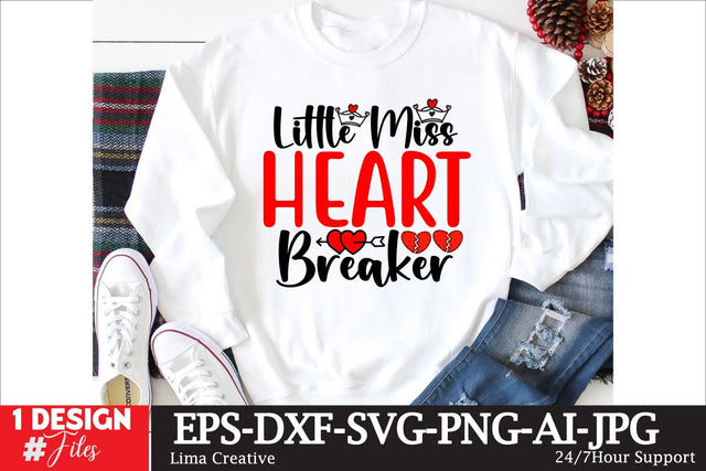 Little miss Heart Breaker SVG Cut File SVG Insomnia Std 