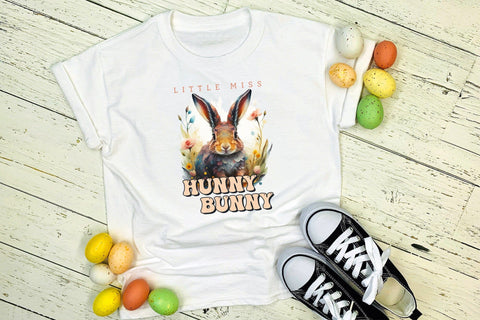 Little Miss Hunny Bunny, Easter Sublimation Sublimation CraftLabSVG 