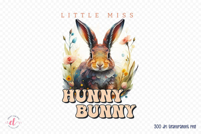 Little Miss Hunny Bunny, Easter Sublimation Sublimation CraftLabSVG 