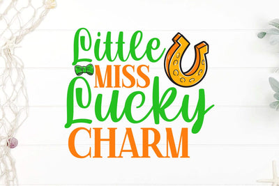 Little Miss Lucky Charm SVG Cut File SVG Insomnia Std 