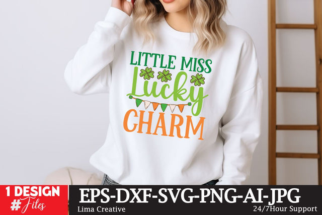 Little MIss Lucky Charm SVG Cut File SVG Insomnia Std 