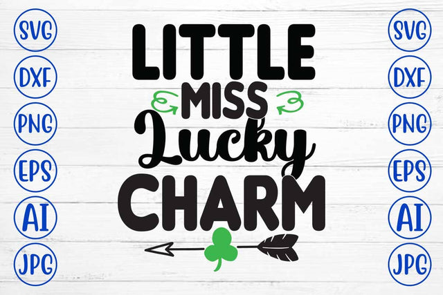 little miss lucky charm SVG Design SVG Syaman 