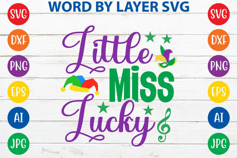 Little Miss Lucky SVG DESIGN SVG Rafiqul20606 