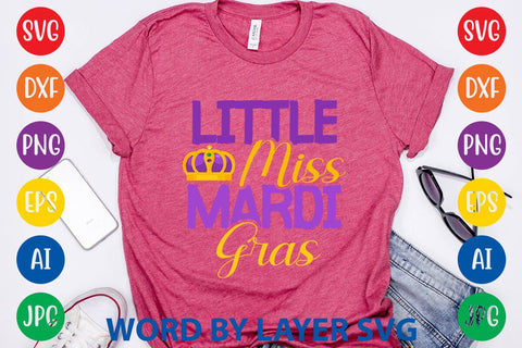 Little Miss Mardi Gras SVG DESIGN SVG Rafiqul20606 