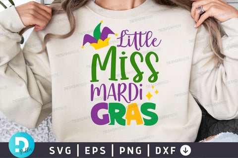 Little miss mardi gras SVG Design SVG Regulrcrative 