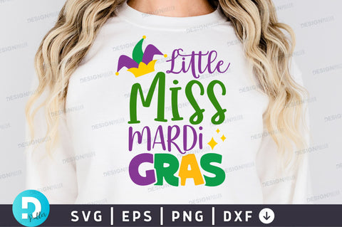 Little miss mardi gras SVG Design SVG Regulrcrative 
