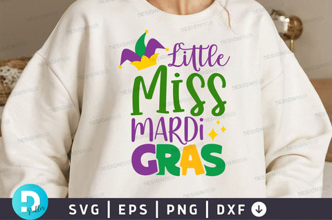 Little miss mardi gras SVG Design SVG Regulrcrative 