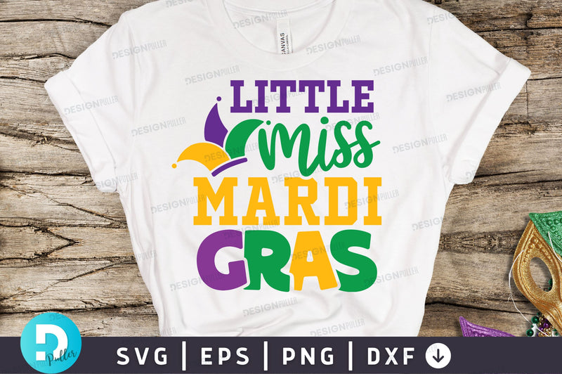 Little miss mardi gras SVG Design SVG Regulrcrative 